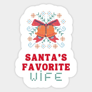 Christmas Wife Gift Sticker